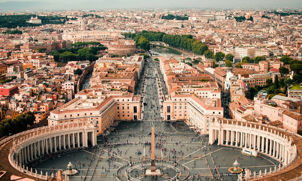 St. Peter’s Square in Vatican City, Rome