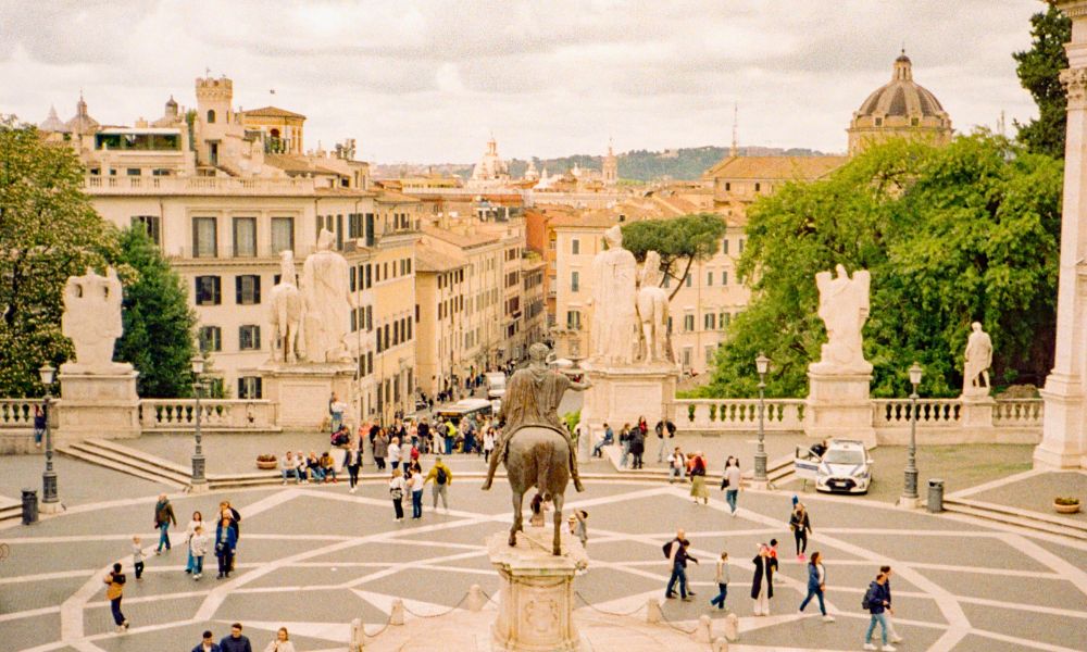 Capitoline Hill in Rome with panoramic views and historic monuments