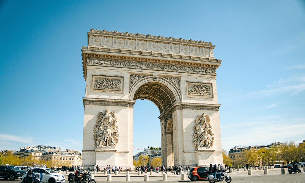 Arc de Triomphe, iconic monument in Paris