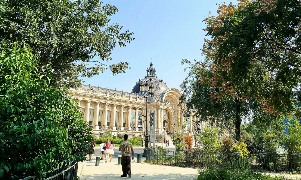 Petit Palais and its serene garden in Paris